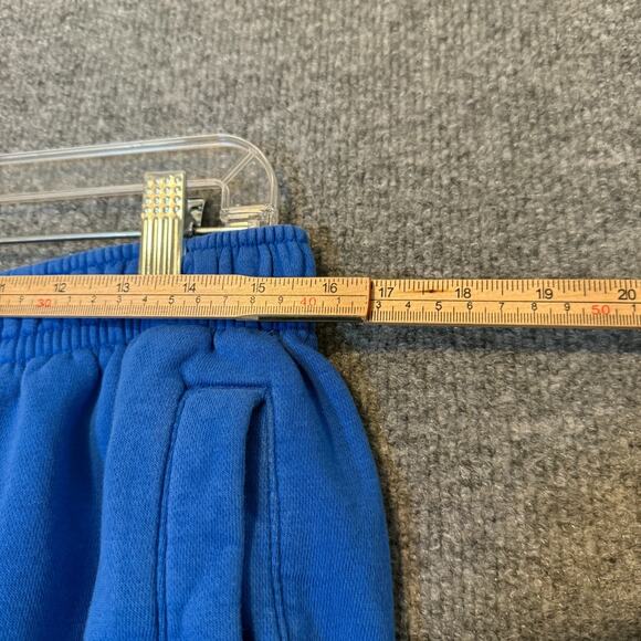 Nike Shorts Mens Large Blue Sweatshorts Just Do It Fleece Stretch Swoosh Comfort - Picture 6 of 7